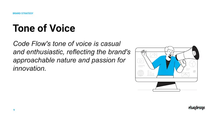 Code Flow visual identity guidelines – Tech Startup