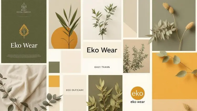 Eko Wear moodboard with photography and art direction – Clothing Brand