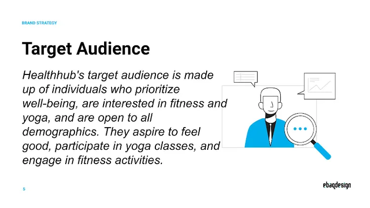 Health Hub tone of voice – Wellness Center