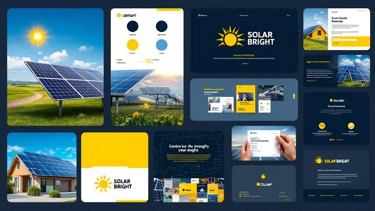 Solar Bright moodboard with photography and art direction – Solar Power