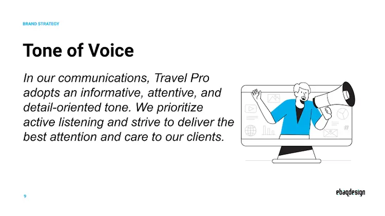 Travel Pro visual identity guidelines – Travel Agency